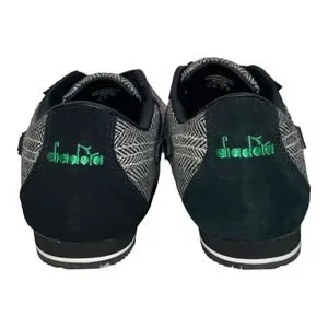 Diadora Shoes Diadora Tweed Suede Gold Black White Fashion